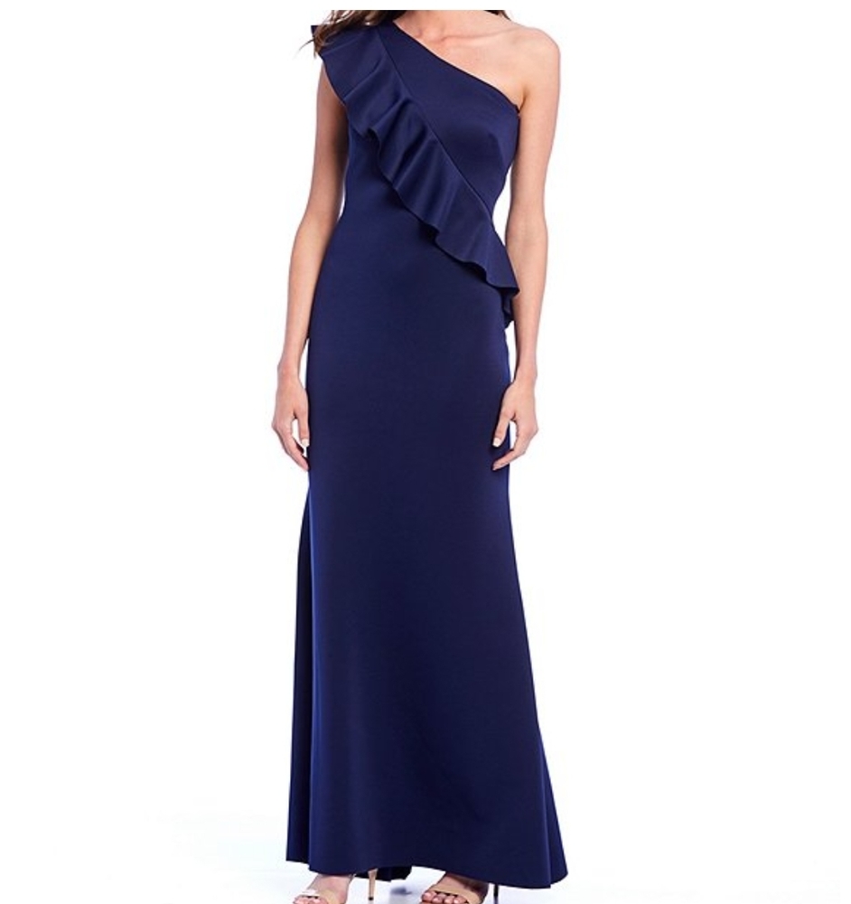 Navy Jessica Howard Formal Gown